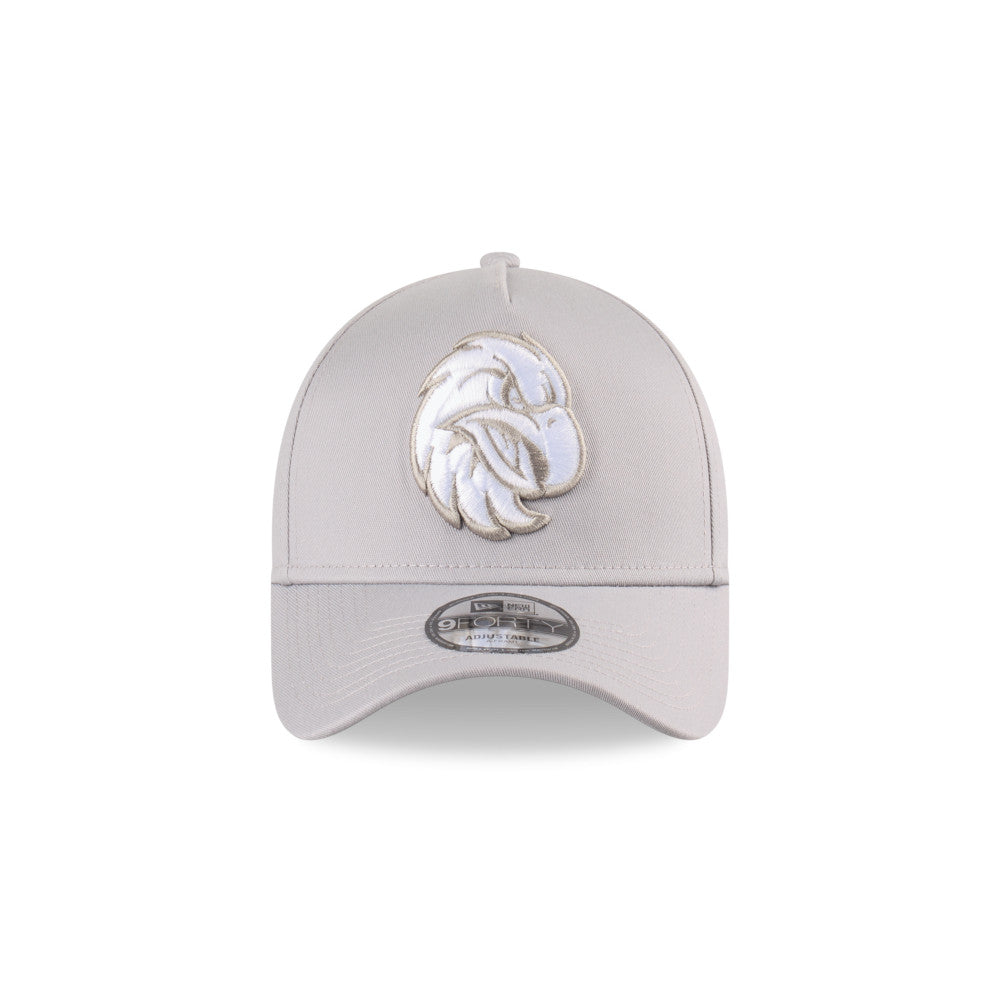 Manly Warringah Sea Eagles Hat - 2025 Grey White 9Forty A-Frame NRL Snapback Cap - New Era
